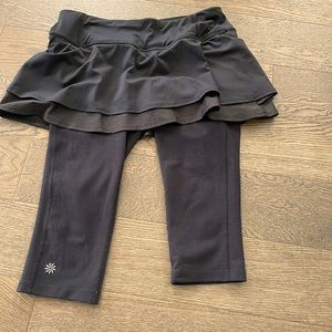 Athleta tennis skirt with capri leggings